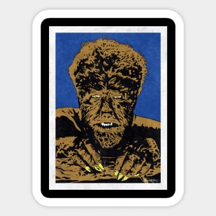 THE WOLFMAN (Pop Art) Sticker